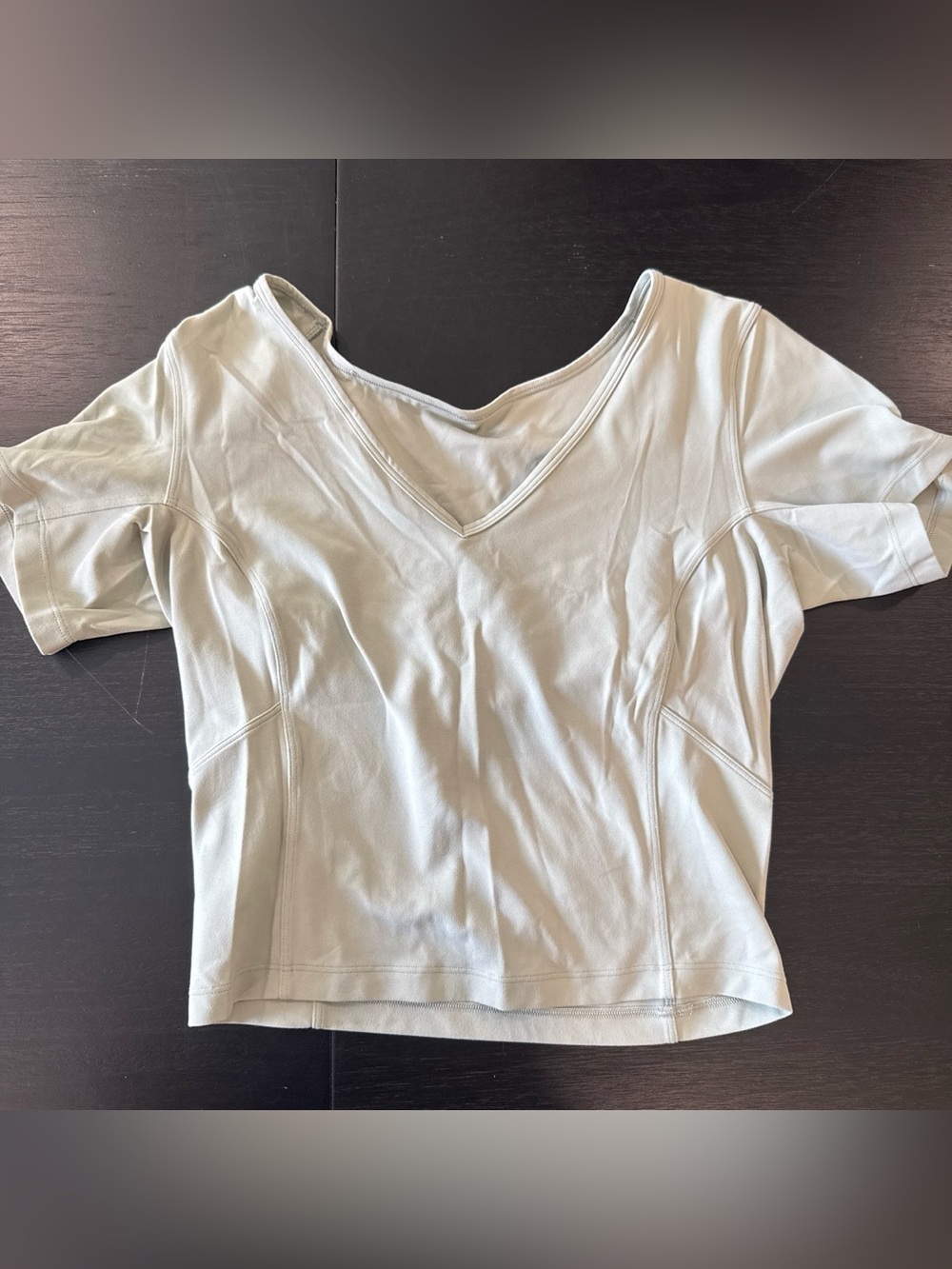 Lululemon light green Align V neck Short Sleeve